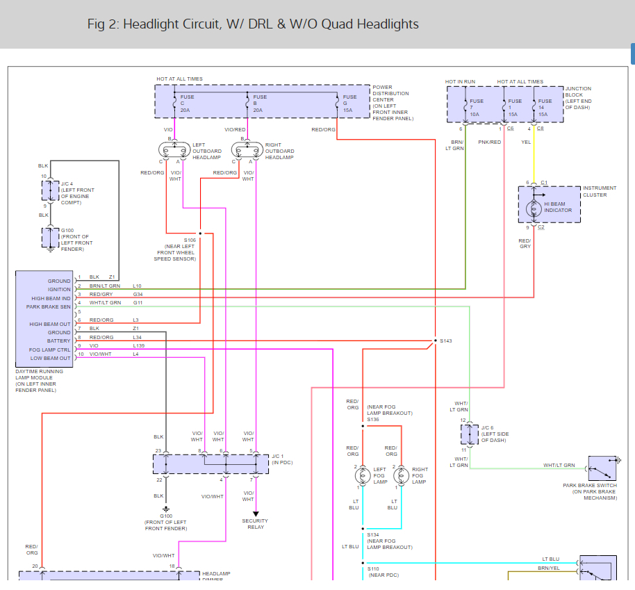 2007 Dodge Ram Headlight Wiring Diagram from www.2carpros.com