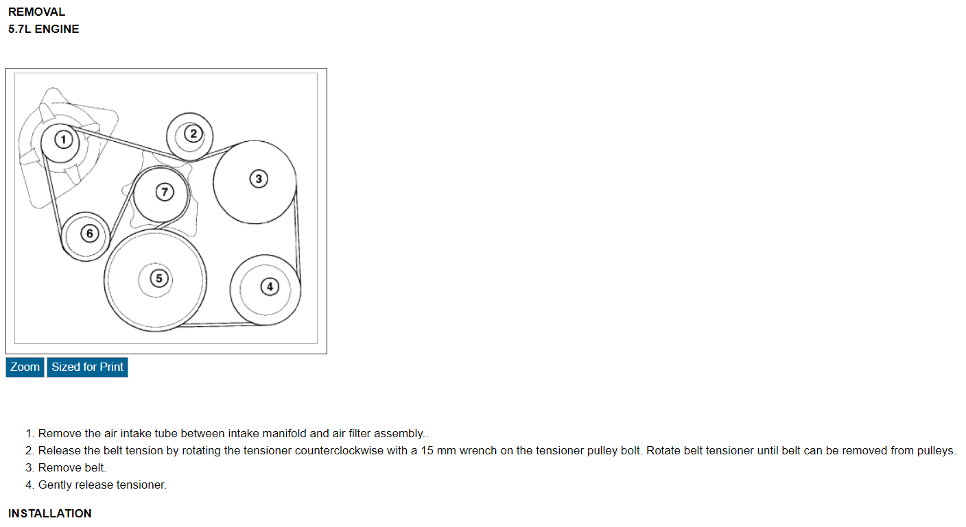 How to Tighten Serpentine Belt Noises Problem V8 Four Wheel Drive...