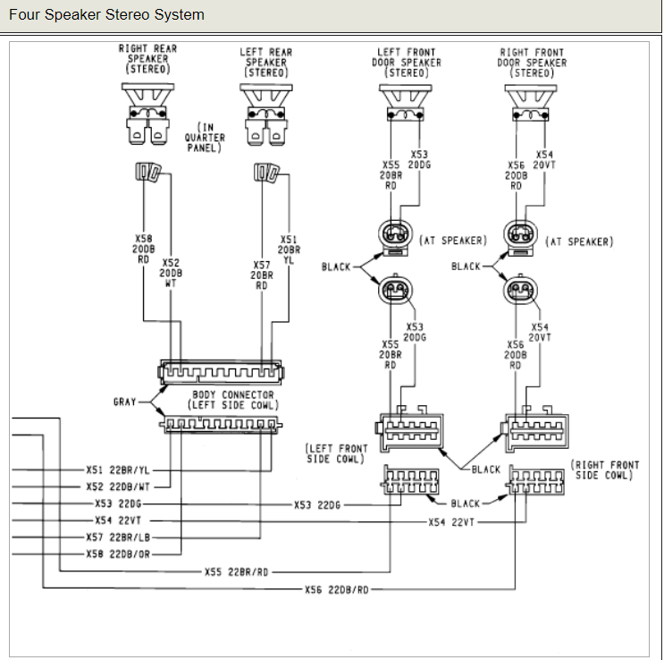 1993 Dodge Dakota Radio Wiring Diagram from www.2carpros.com