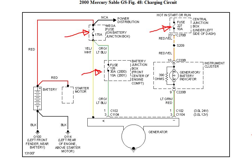 2002 Mercury Sable Wiring Diagram
