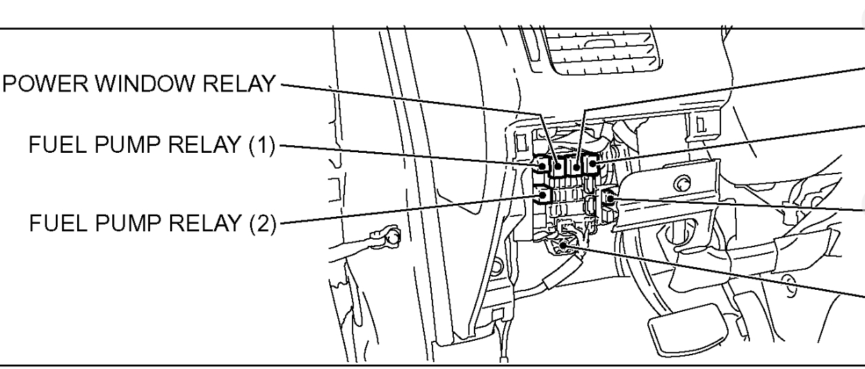 2001 Mitsubishi Pajero Fuel Pump Relay Location - Best Mitsubishi Pictures