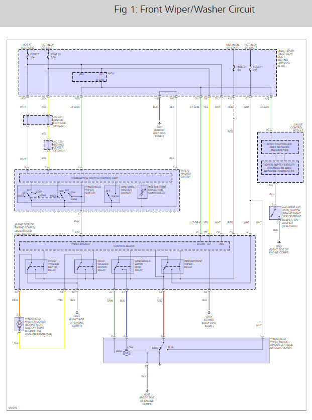Wipers Wont Turn Off Every Option with the Wipers Work Except
