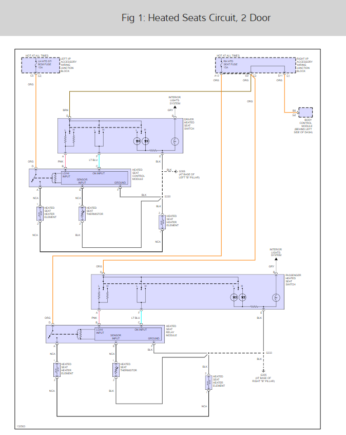 Power Seat Wiring Diagrams  I Have A Pair Of 2004 Chevy