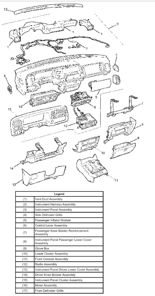 How to Remove Dash on 98 Isuzu Tropper