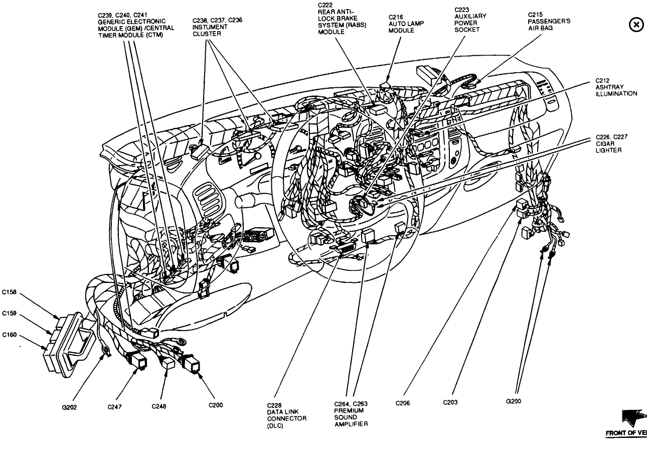 Abs Module Where Is the Abs Module Located on a 1997 Ford F150