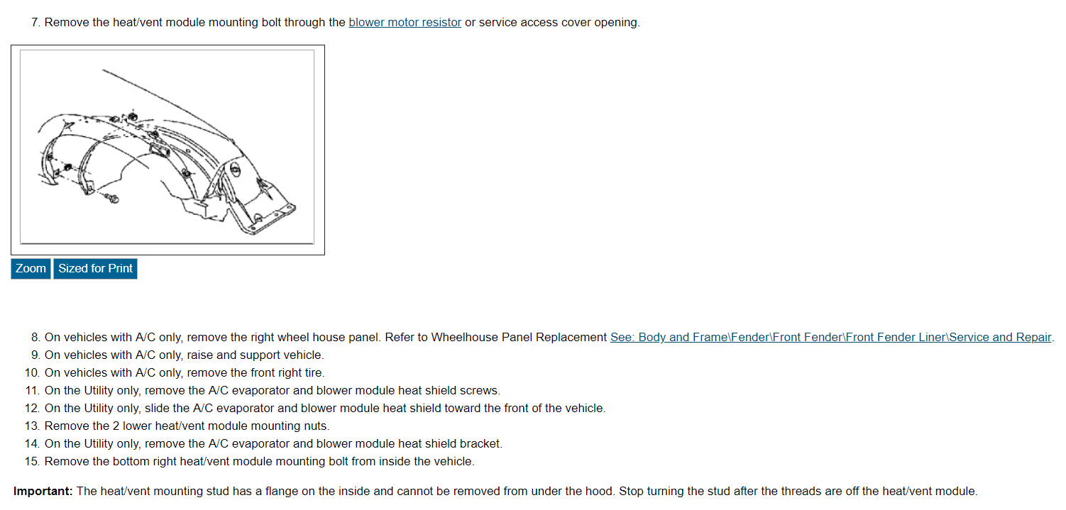 How to Change Heater Core I Would Like to Know How to Open the