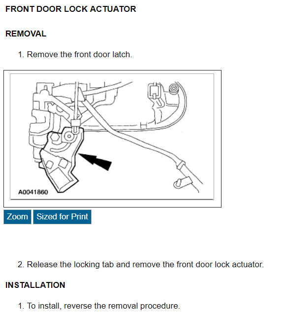 Ford Lock Actuator How Do I Replace a Door Lock Actuator in My
