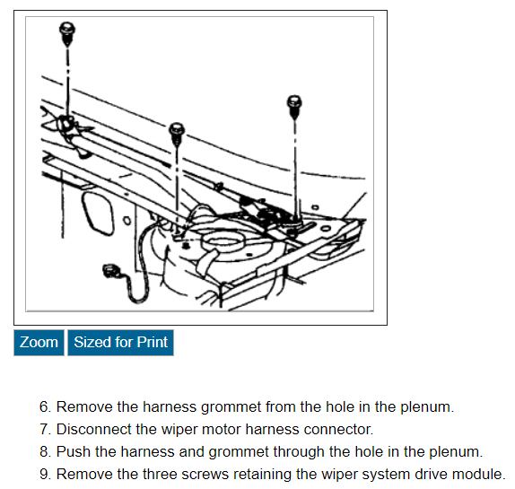 2002 Buick Lesabre Wiper Motor Location - Seanallop