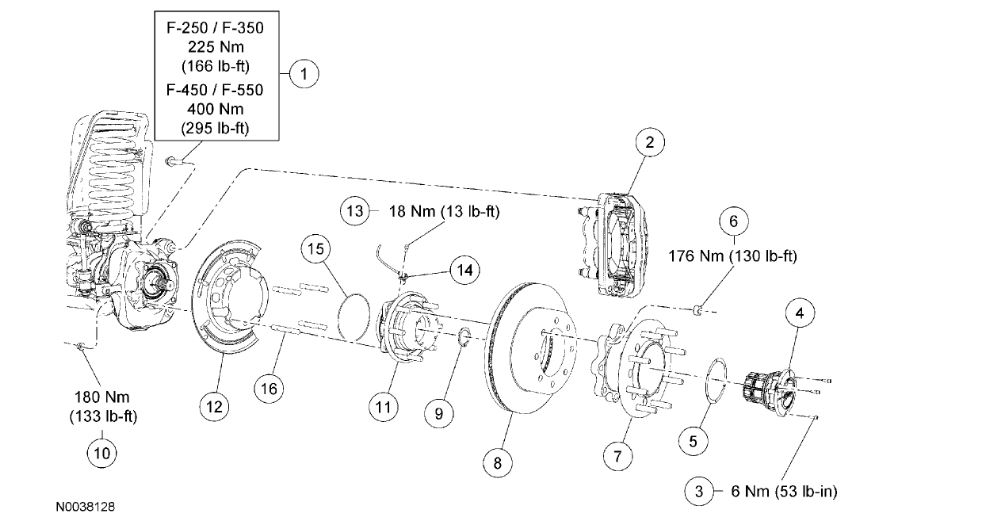 Ford Auto Locking Hubs Diagram