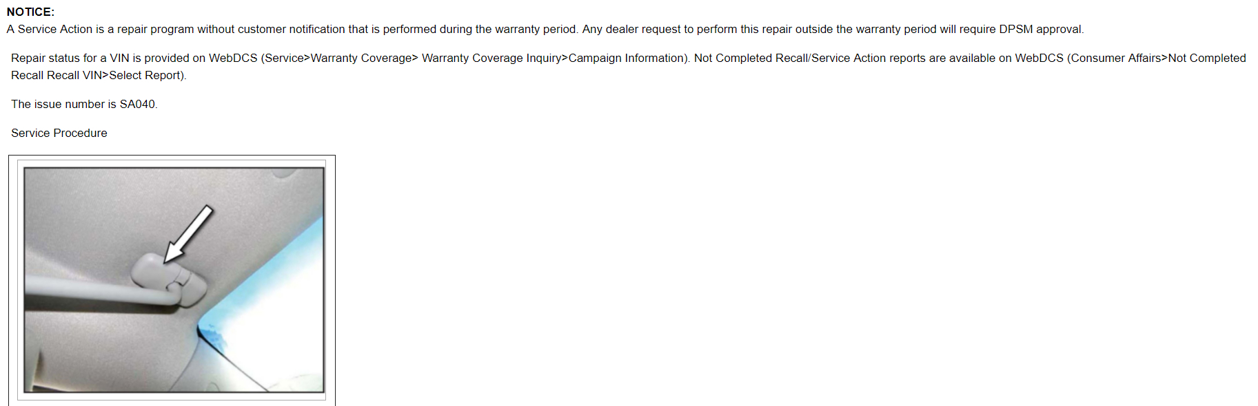 Sun Visor Hangs Down ? My Wife Likes to Leave the Driver'...