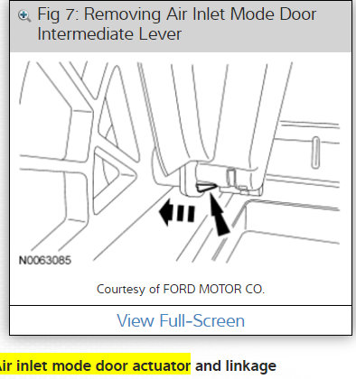 Driver Side Blend Door Actuator Replacement: When AC Is Turned On...