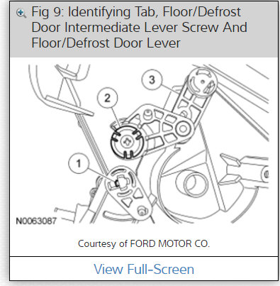Driver Side Blend Door Actuator Replacement: When AC Is Turned On...