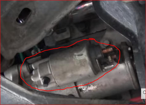 2002 ford excursion starter solenoid location