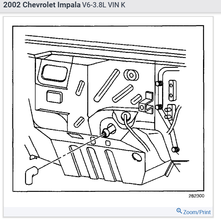 Location of AC Drain Tube My 2002 Impala Is Not Draining Water