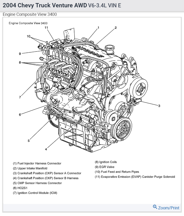 Chevy Venture Engine Diagram Wiring Diagram Show