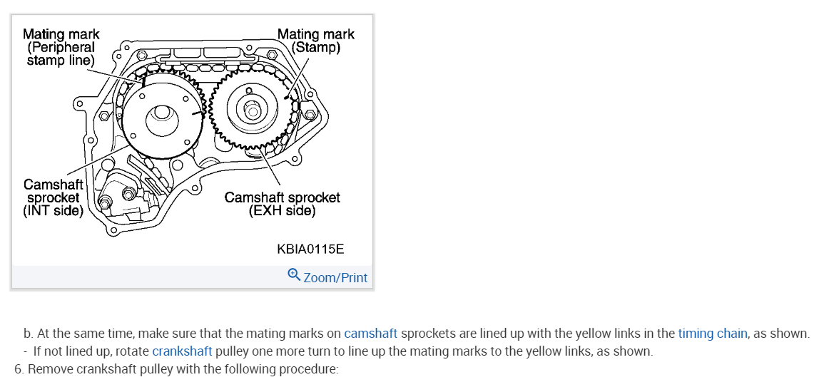 2.5 Engine Timing Chain Marks: Hello 2carpros, I Am Wondering