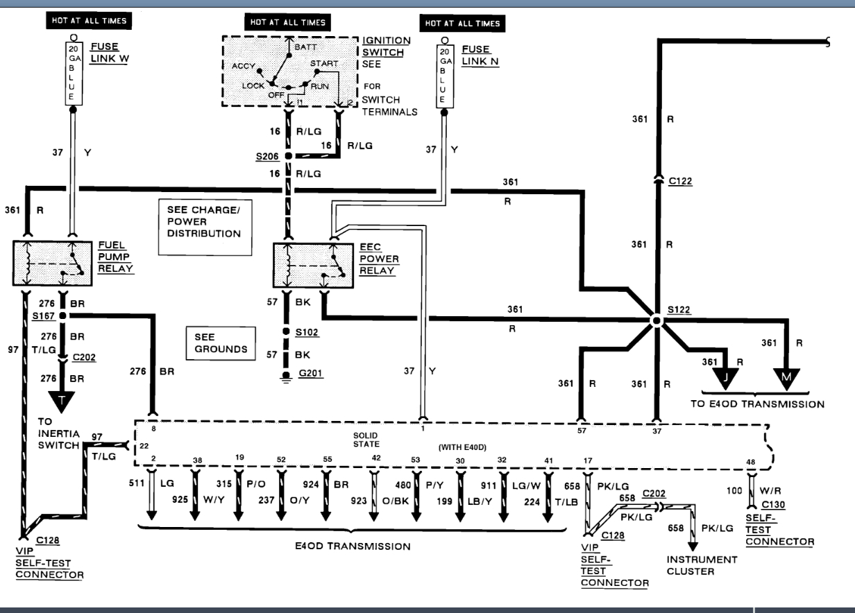 1989 Ford F350 Fuel Pump Wiring Diagram
