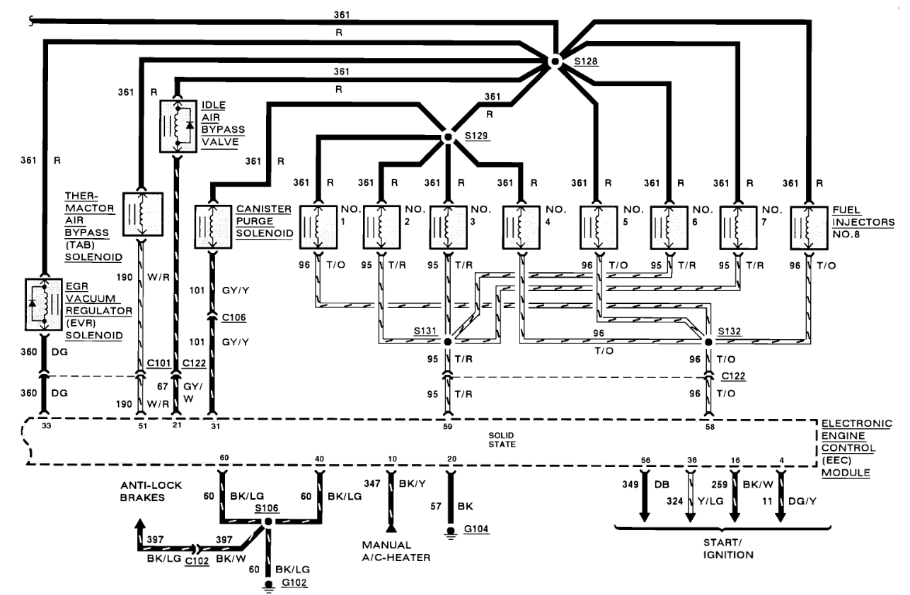 Do You Have A Wiring Diagram For A 1987 F250 With A To Be
