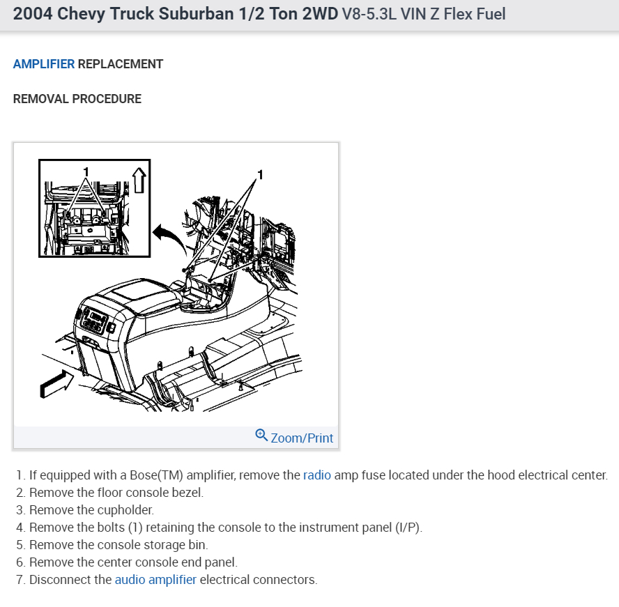 2004 chevy suburban bose radio wiring diagram