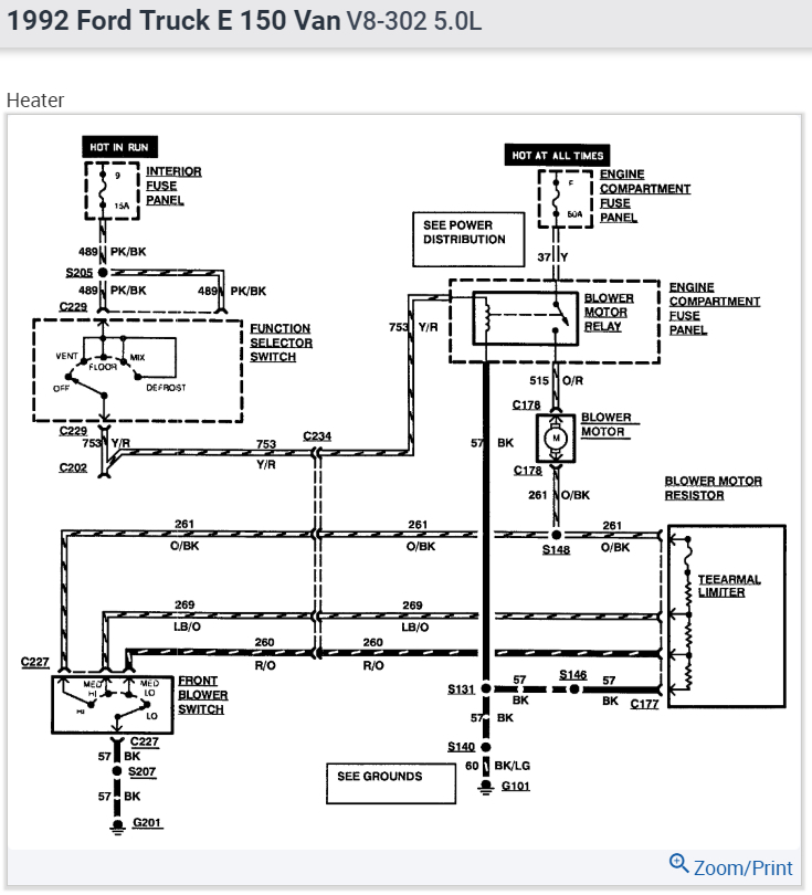 Blower Switch Wiring: Went to Replace the Blower Switch on My E350...