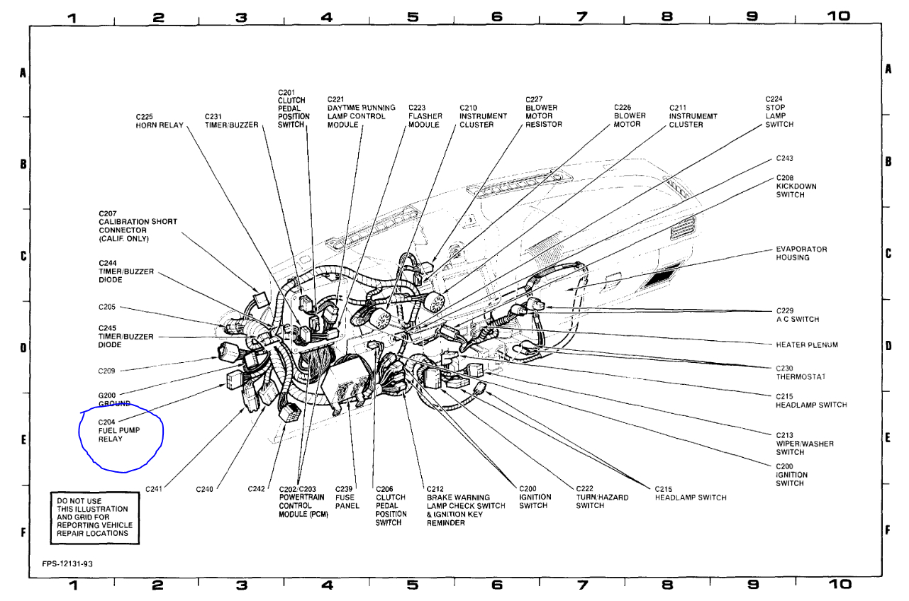 98 Ford Explorer Fuel Pump Wiring Diagram