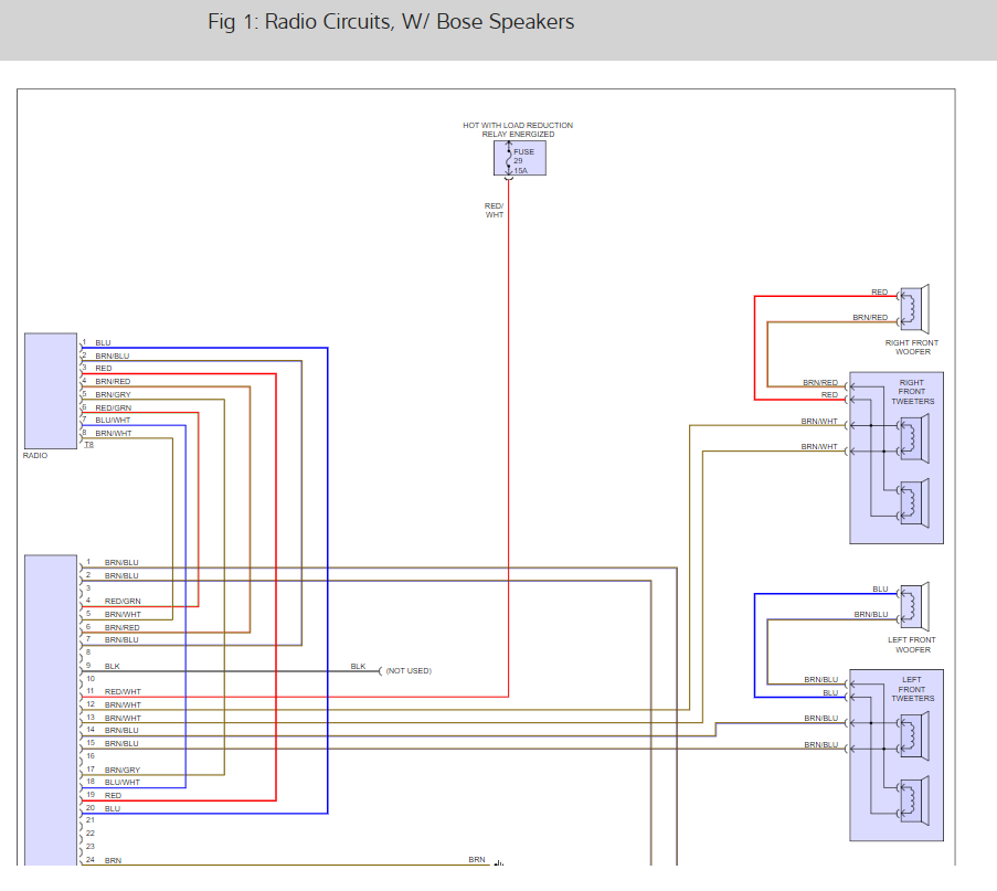 Need Color Coded Factory Radio Wiring  Ok  So I Bought