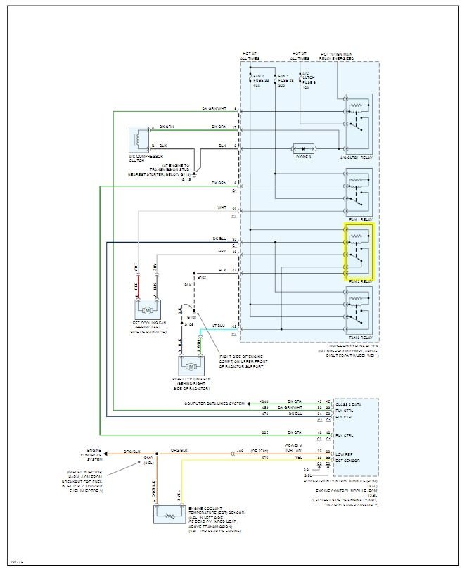 Compressor Engaged Cooling Fans Not Turning On