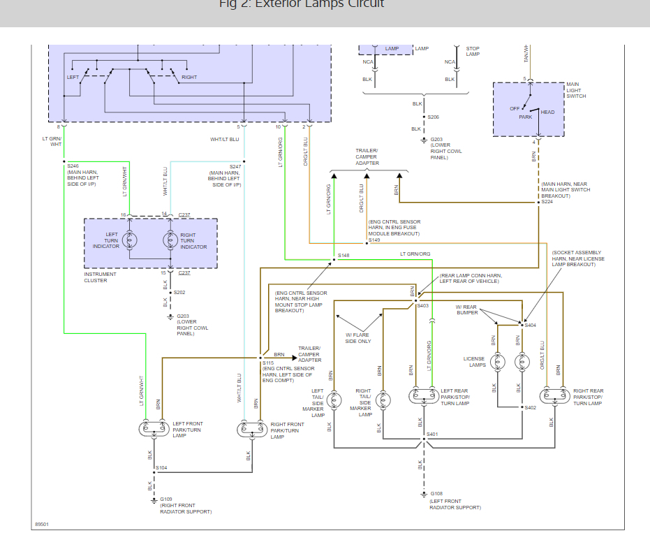 2001 Ford F150 Turn Signal Wiring Diagram