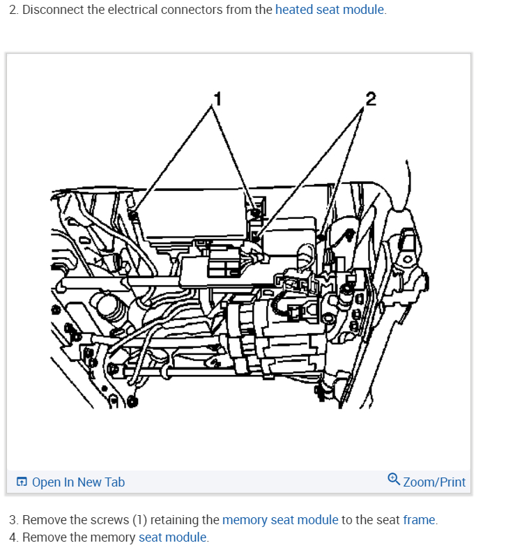 Power Seat, Adjustable Steering Wheel and Heated Seats Not Working