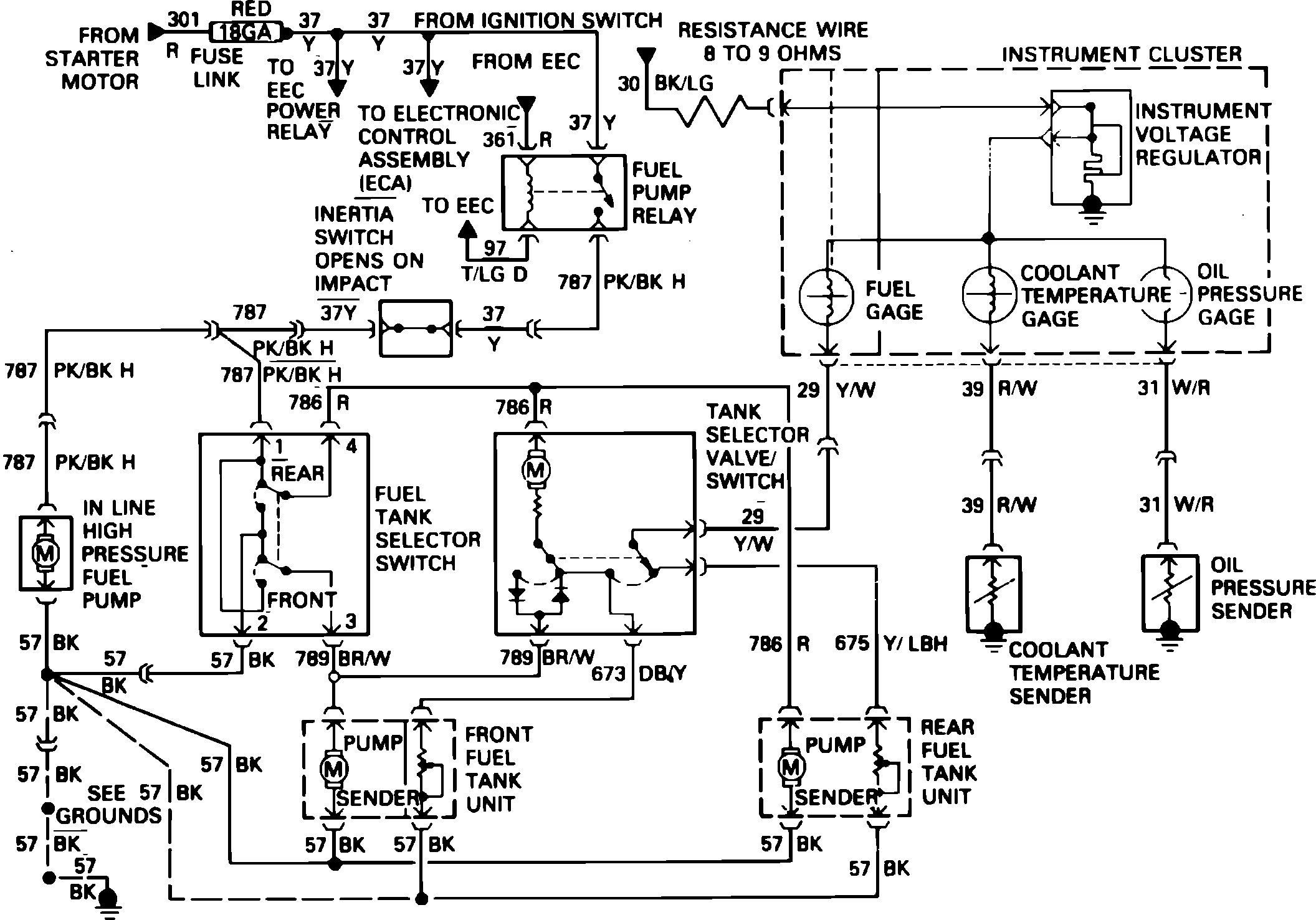 Dual Fuel Wiring Tank Ford F150 1996 Pump Diagram Tanks Problem Problems .....