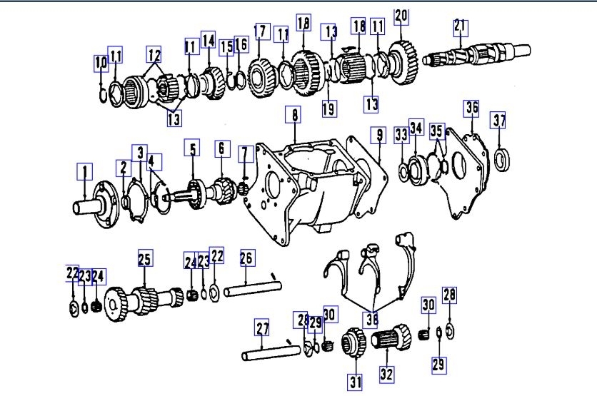 T150 Was Jumping Out of Gear Pulled the Transmission and Transfer...