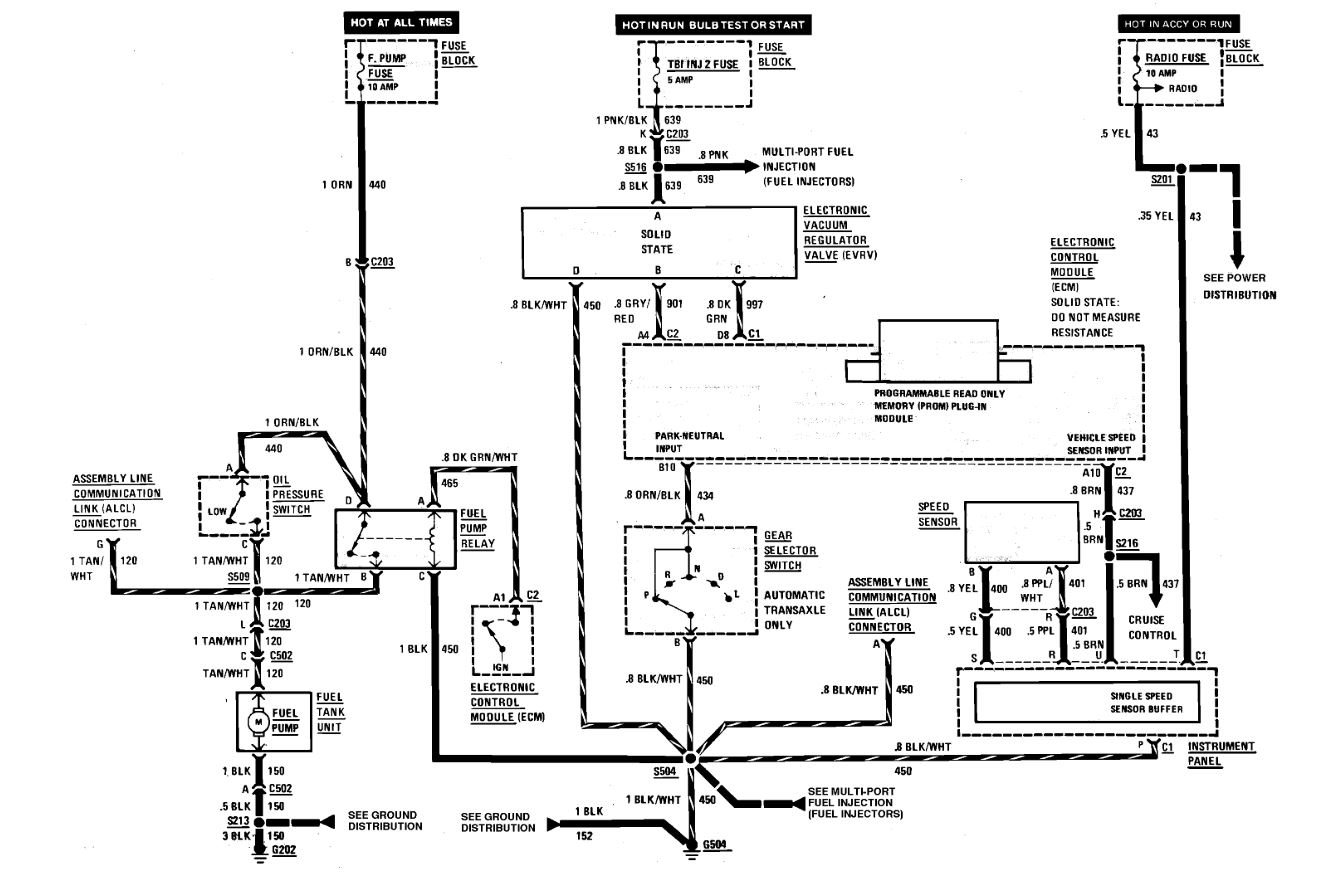 Need Wiring Diagram For Fuel Pump