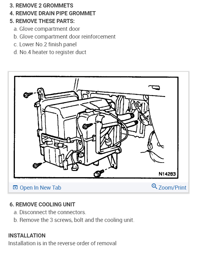 Heater Core How to Replace Heater Core on 1998