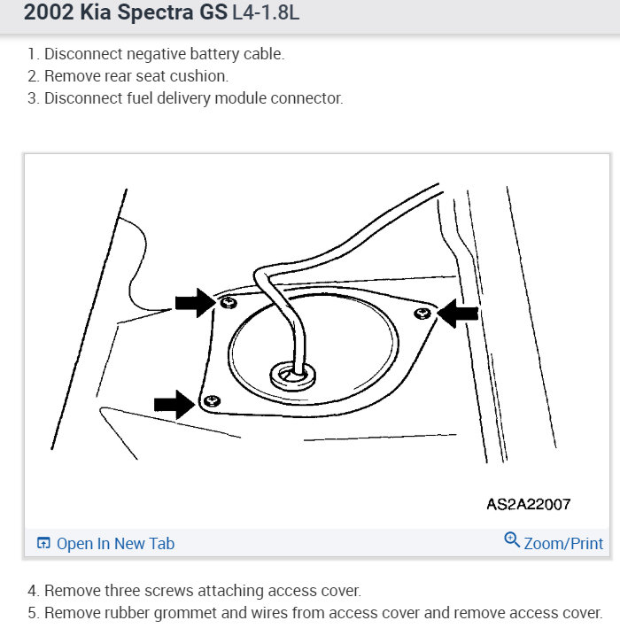 Wiring Diagram PDF: 2003 Kia Spectra Fuel Filter Location