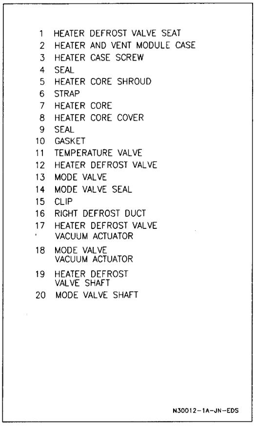 How to Replace the Heater Core How to Access Heater Core for