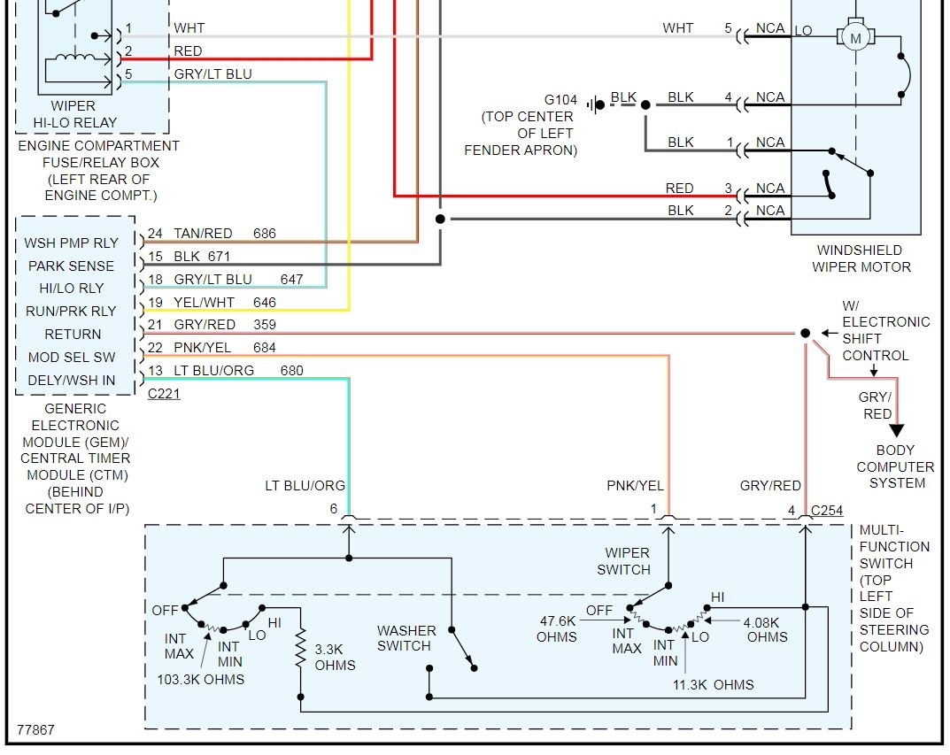 Wiper System Wipers Quit Smelled Something Electrical Cook.