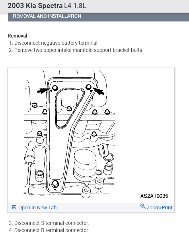 2003 kia spectra gsx starter replacement