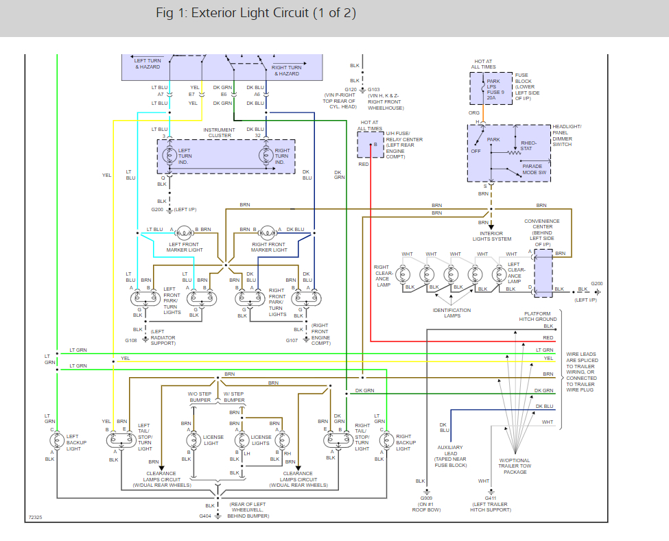 Turn Signal Wiring Diagram Chevy Truck from www.2carpros.com