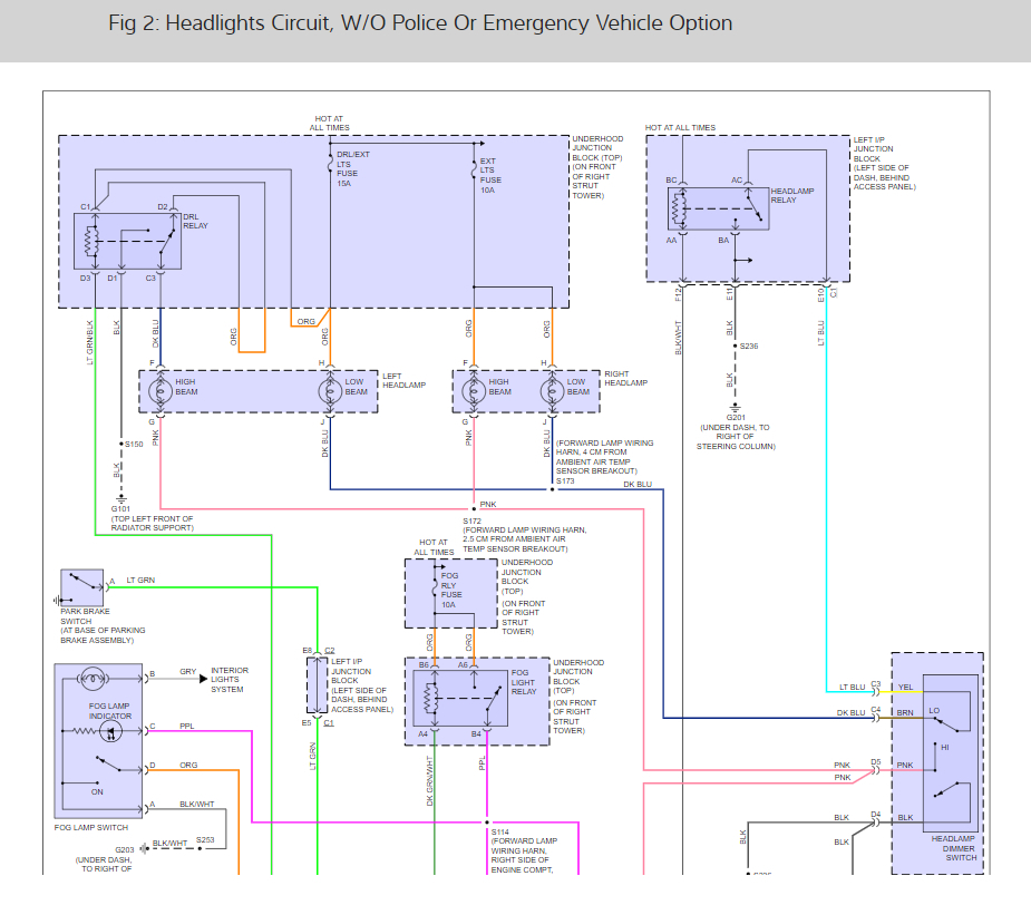 2012 Ford Focus Headlight Wiring Schematic