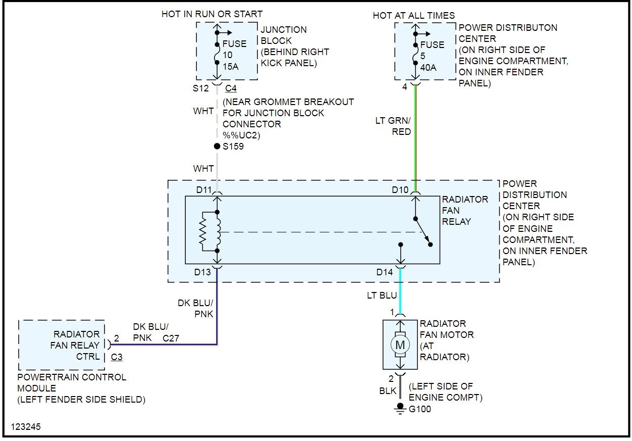 Radiator Fan Control Relay: Engine Cooling Problem 6 Cyl Two Wheel...