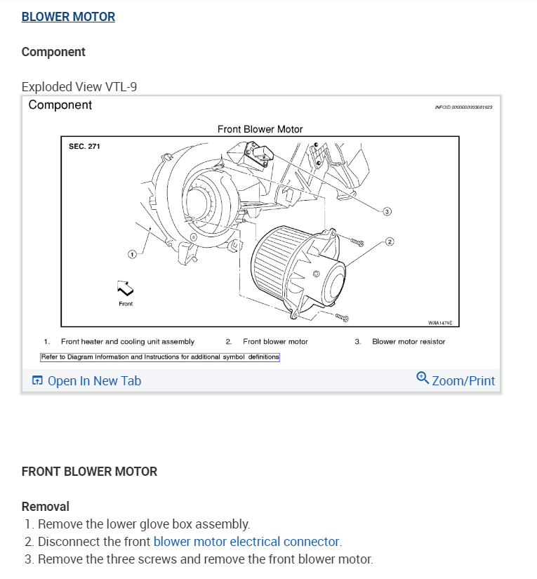Heater Blower Motor Removal I Need to Remove the The Heater