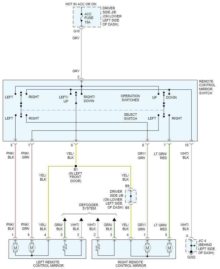 Side View Mirror Wiring Diagram: I Have Been Searching for a
