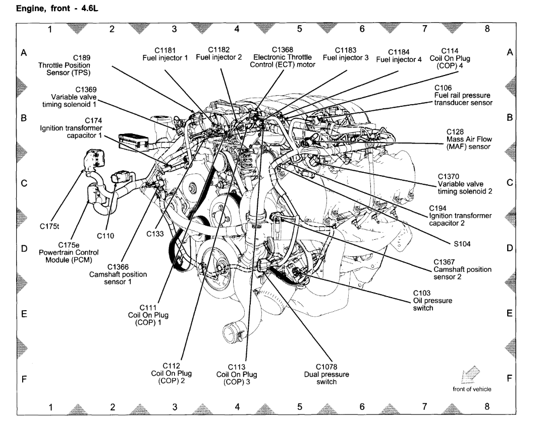 Camshaft Position Sensor Location   Where Is Bank 1 Of The