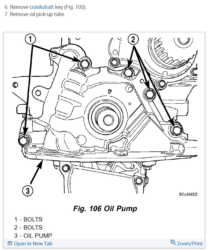 Oil Pump Replacment How to Replace the Oil Pump in a 06 Pt