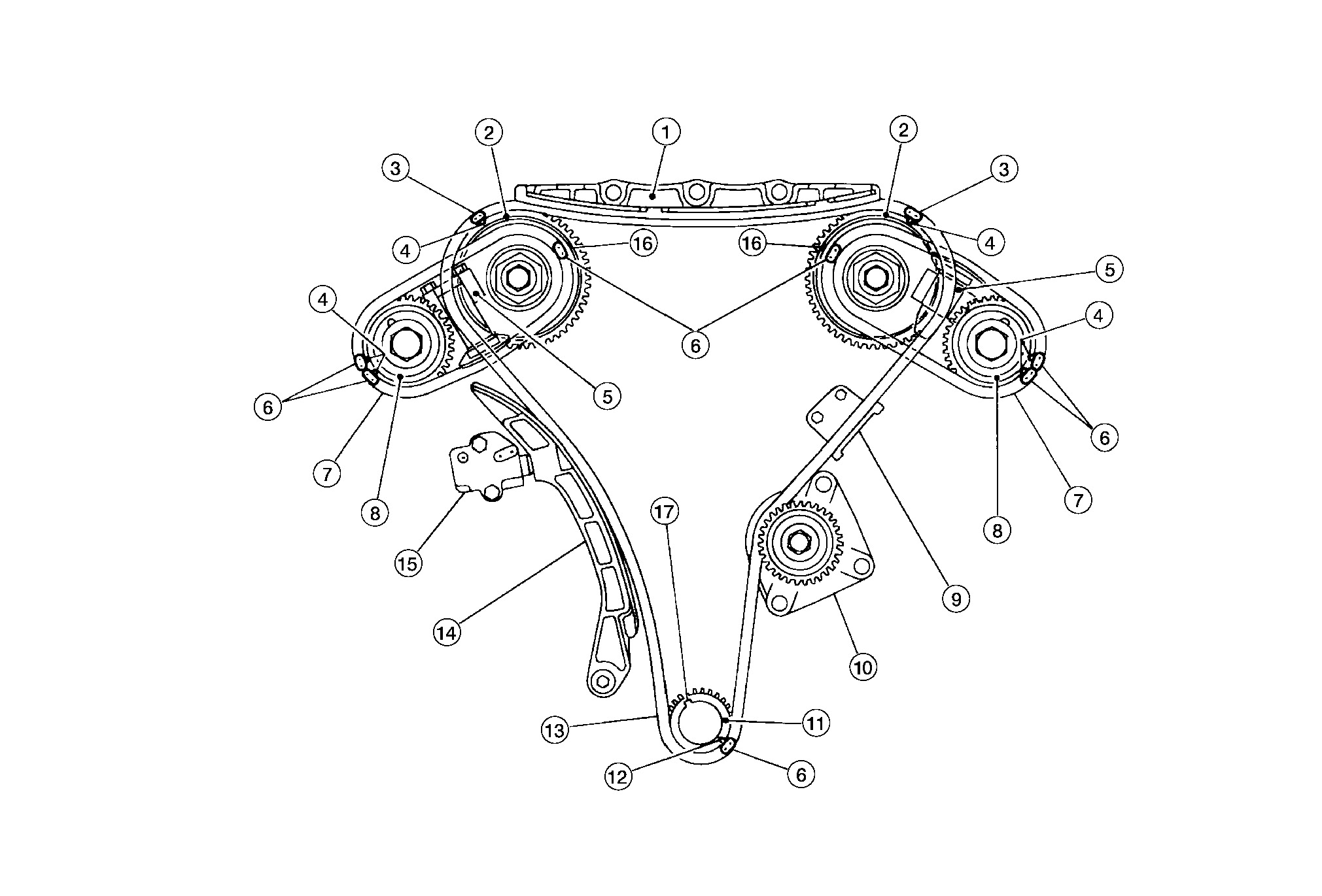 Timing Chain One Tooth Off Vq35d Engine, Dual Cam. Primary