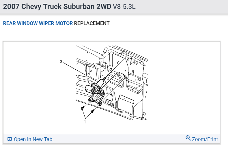 Rear Wiper Not Shutting Off with Ignition on the Rear Wiper Will