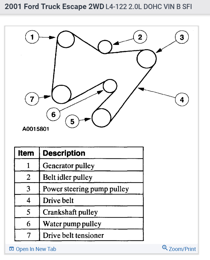 31 2001 Ford Windstar Serpentine Belt Diagram - Wiring Diagram Database