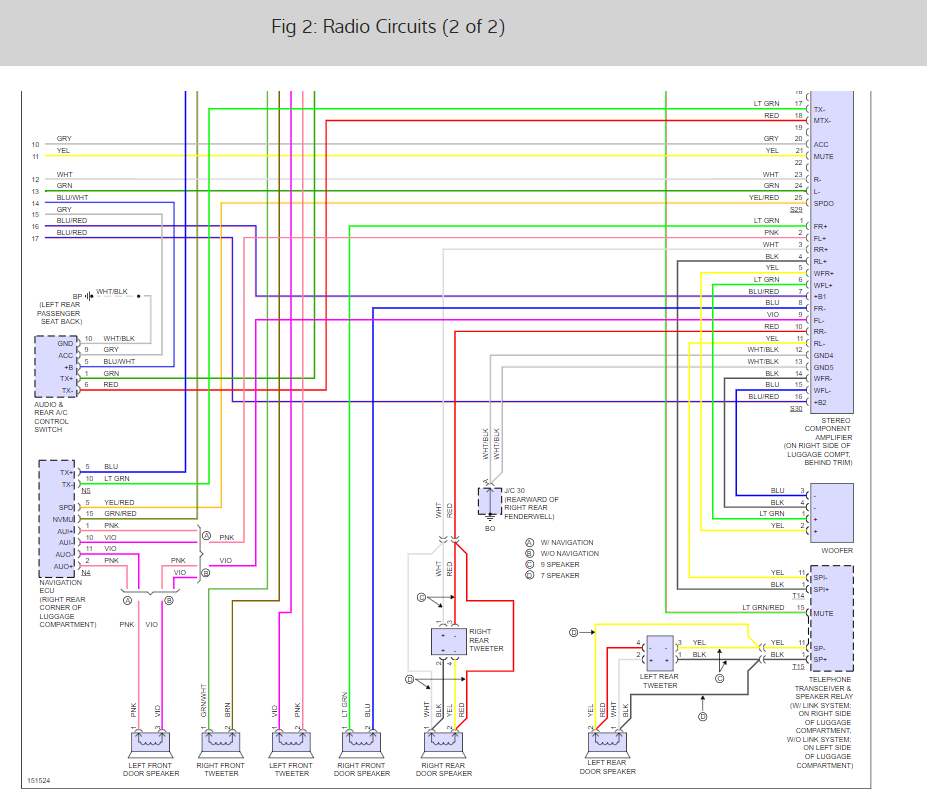 Factory Radio Wiring Diagram Detailed