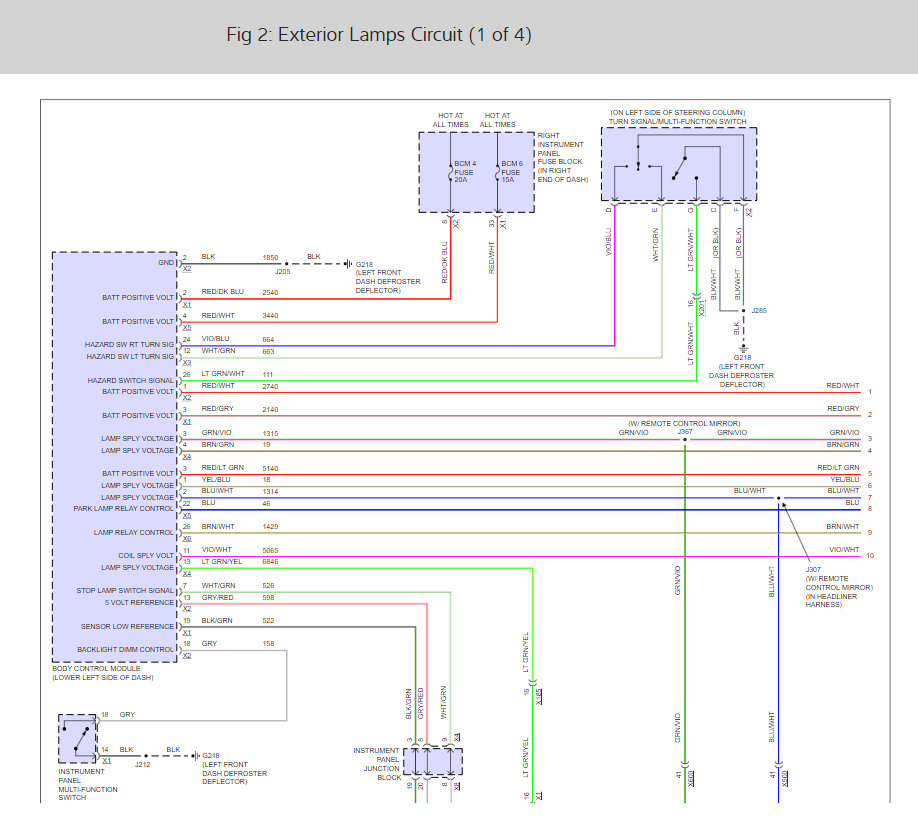 Running Lights Stopped Working My Rear Running Lights on the Left...