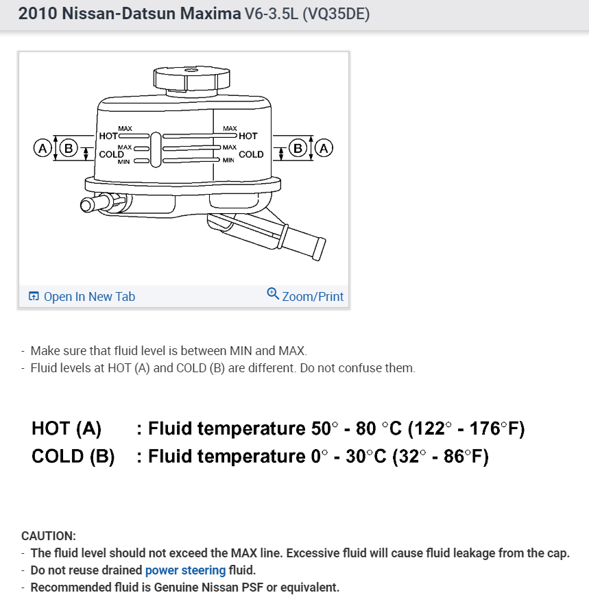 Power Steering Fluid Type? Hi, Could You Suggest a Power Steering...